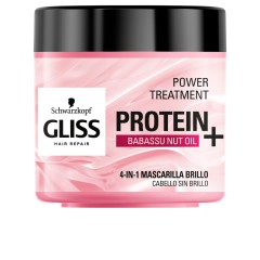 GLISS PROTEIN+ mascarilla cabello sin brillo 400 ml