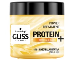 GLISS PROTEIN+ mascarilla nutrición cabello seco 400 ml