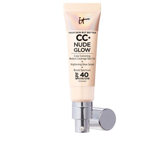 CC+ NUDE GLOW lightweight foundation + glow serum SPF40 #fair porcelain