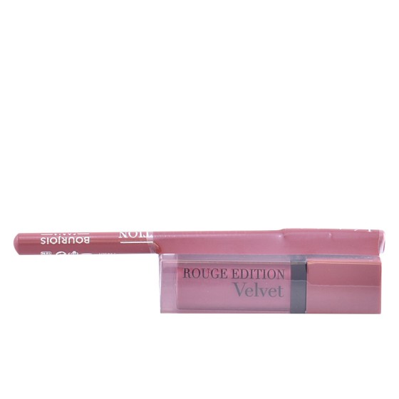 ROUGE EDITION VELVET lipstick #07+contour lipliner #1