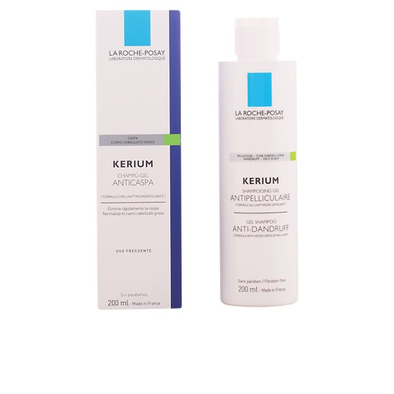 KERIUM shampooing gel antipelliculaire micro-exfoliant 200ml